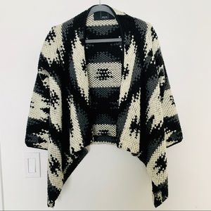 Dolce Vita for Anthropologie poncho sweater tribal